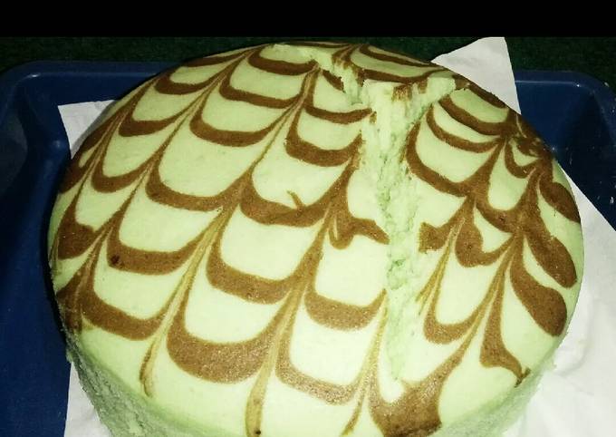 Bolu kukus pandan ekonomis (dg santan)