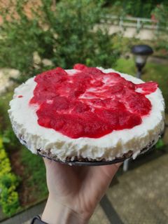 Una foto de Tarta de queso fría (sin horno)