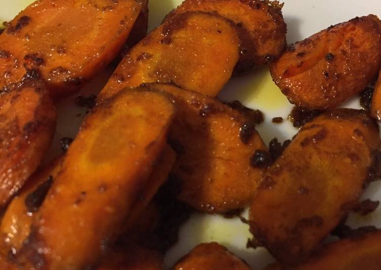 Steps to Prepare Favorite AFitClass Roasted Carrots for Dessert