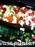 Berenjena asada templada  (Fatteh bathenjan) فتّة,