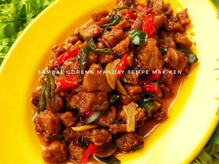 Cara Gampang Menyiapkan Resep Sambal goreng manday tempe yang Enak Banget Anti Ribet, Bikin Ngiler