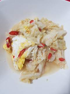 Foto resep Tumis sawi putih & telur