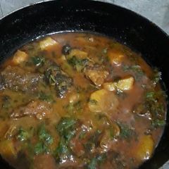 A picture of Fish curry.