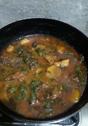 A picture of Fish curry.
