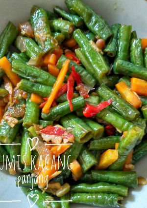 Foto resep Tumis kacang panjang