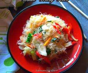 Cara Cepat Bihun Goreng Polos dadakan Enak dan Sehat