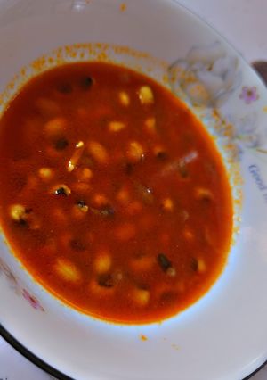 صورة لوصفة مرق اللوبيا