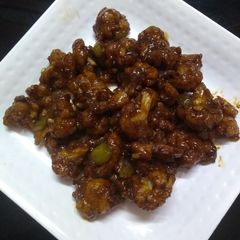 A picture of Gobhi Manchurian.