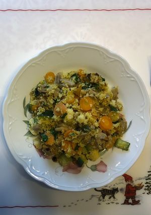 Zöldséges kuszkusz recept fotója