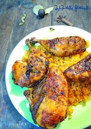 صورة لوصفة المندي بالدجاج الأصلي روعه 🍗🍚
