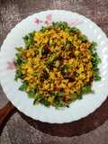 MILLET FRIED RICE with BROCCOLI METHI & PEAS..