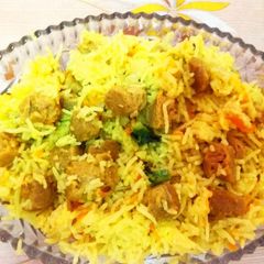 A picture of Soya pulao.
