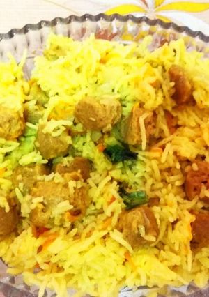 A picture of Soya pulao.