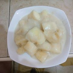 A picture of Coconut cassava (Muhogo wa nazi).