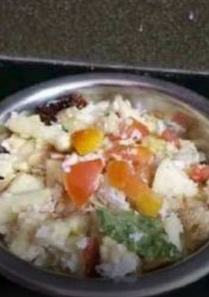 A picture of Apple - Baby Corn Salad.