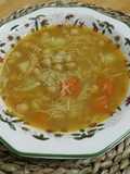 Noodle Soup with Chickpeas