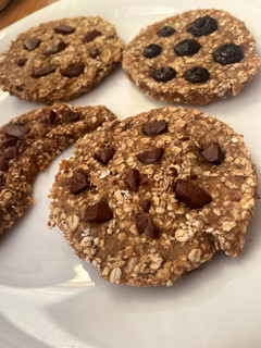 Una foto de Galletas de plátano y avena