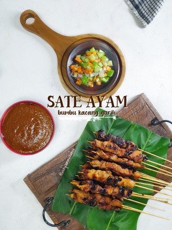 Cara Buat Sate Ayam Bumbu Kacang Gurih Menu Enak