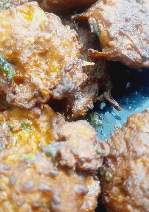 A picture of Lauki ke pakore.
