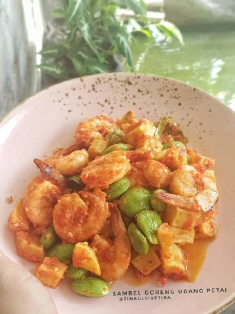 Easy Way Make Sambel Goreng Udang Petai the Delicious Delicious