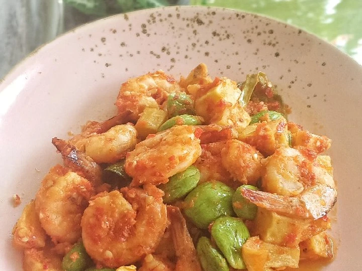 Easy Ways Make Recipes Sambel Goreng Udang Petai the Perfect Appealing.