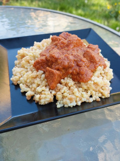 Tarhonyás hús újragondolva recept fotója