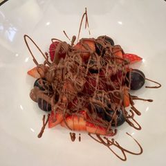 A picture of Iced Summer Berries with Chocolate ‘Ice Magic’.