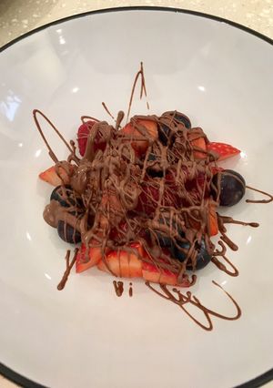 A picture of Iced Summer Berries with Chocolate ‘Ice Magic’.