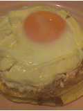 Calabaza con huevo al horno