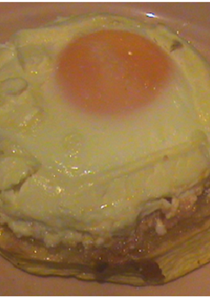 Una foto de Calabaza con huevo al horno