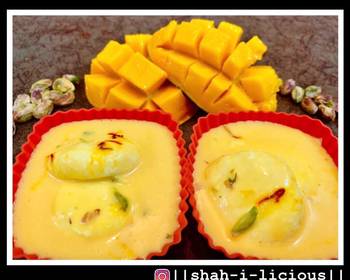 Popular Recipe Mango rasmalai Delicious