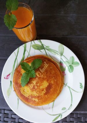 Foto resep 02. Pancake labu butternut - ala kadar nya 😊😊