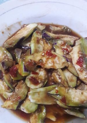 Foto resep Lalap terong sambel rujak