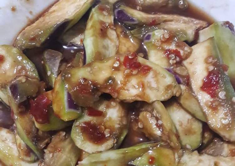 Lalap terong sambel rujak