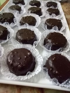 صورة لوصفة حلوى بالقطايف والشوكولاطة 🍫