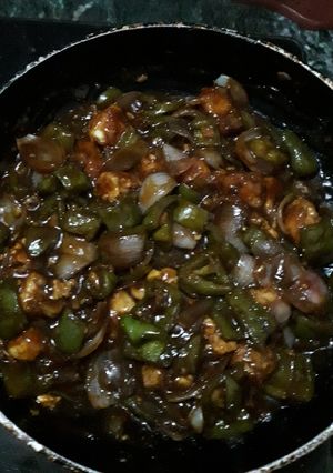 A picture of Chilli Paneer.