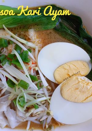 Foto resep Misoa Kuah Kari Ayam