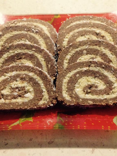 Narancsos-túrós keksztekercs recept fotója