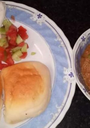 A picture of Pav bhaji.