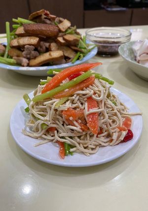涼拌白干絲 的食譜成品照片
