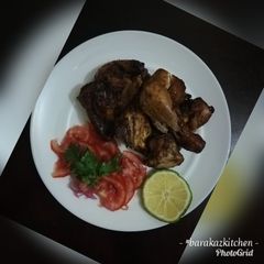 A picture of Honey mustard baked chicken.