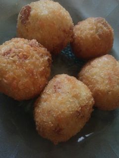 Foto resep Bola-bola nasi