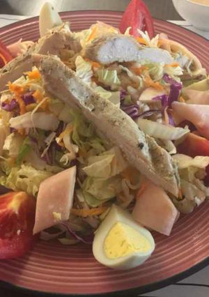 A picture of Chicken salad.