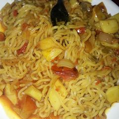 A picture of Masala meggi.
