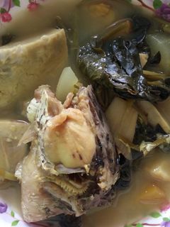 Foto resep Sayur asam keladi kepala haruan (ikan gabus)
