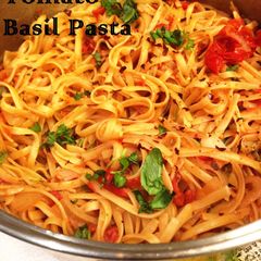 A picture of Tomato Basil Pasta.