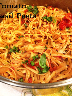 A picture of Tomato Basil Pasta.