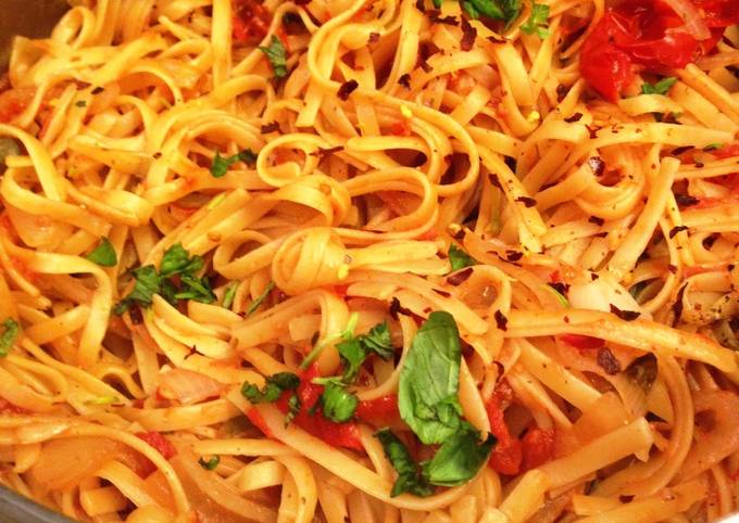 Tomato Basil Pasta recipe main photo