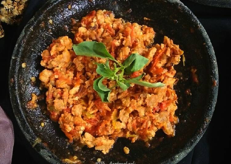 Recipe of Homemade Tempe Penyet