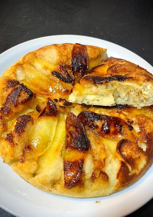 Una foto de Tarta de Manzana en Sartén